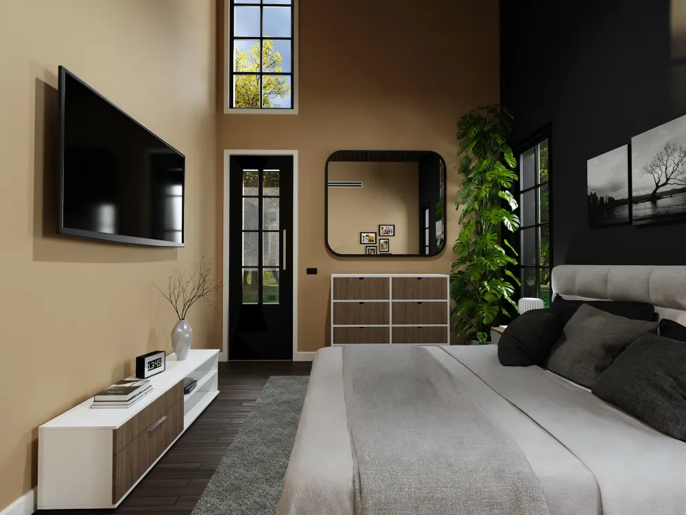 1100sf Dark Interior Scheme 13