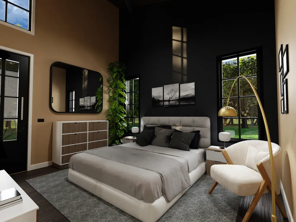 1100sf Dark Interior Scheme 14