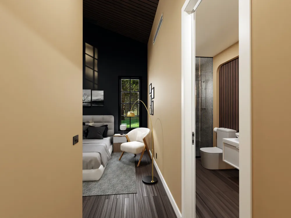 1100sf Dark Interior Scheme 15