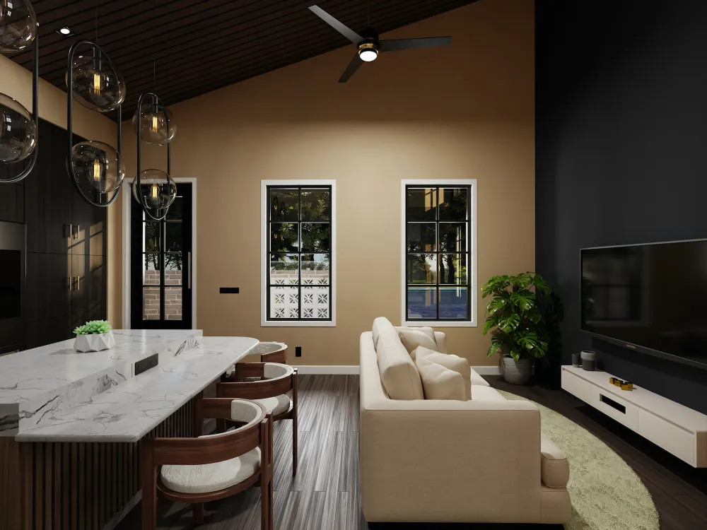 1100sf Dark Interior Scheme 3
