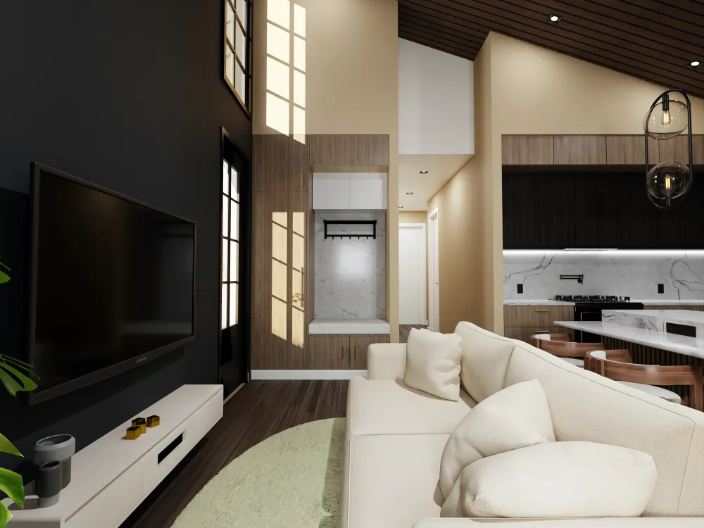 1100sf Dark Interior Scheme 5