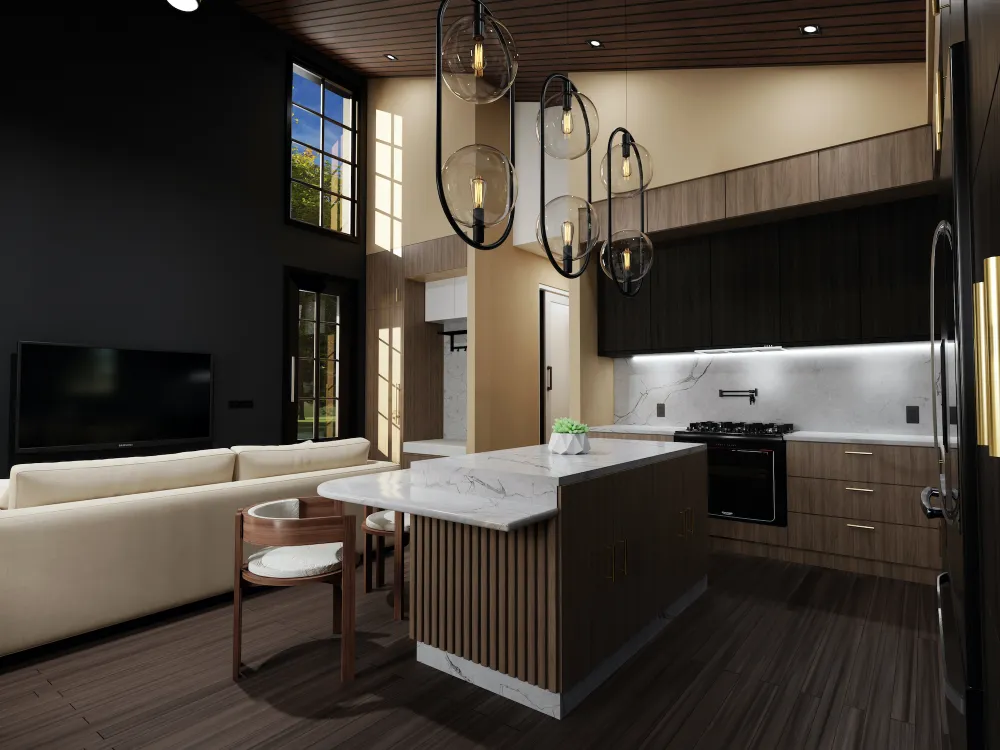 1100sf Dark Interior Scheme 6