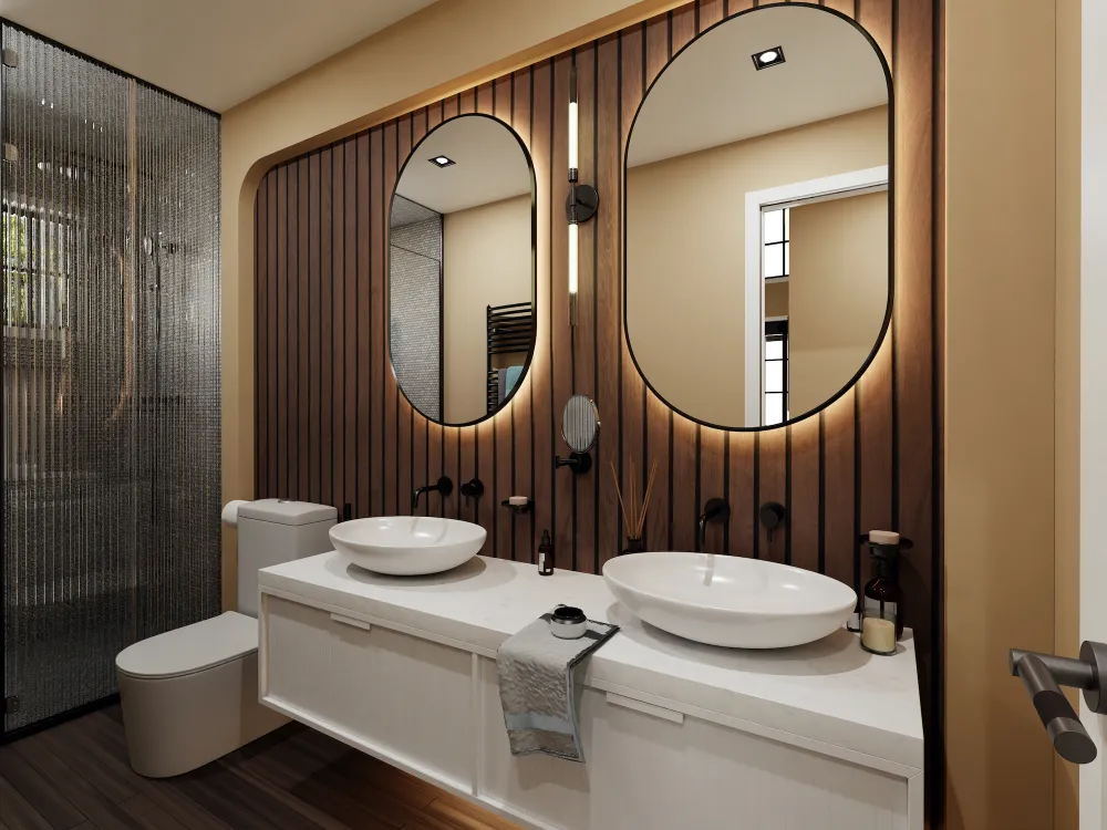 1100sf Dark Interior Scheme 9